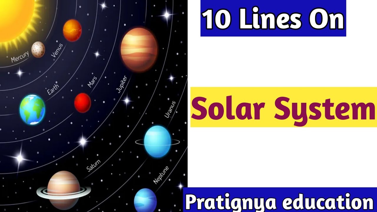 Essay On Solar System||10 Lines On Solar System||Solar System Essay in English