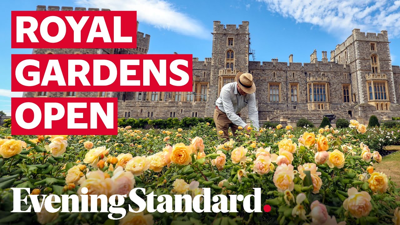 Windsor Castle’s East Terrace Garden opens to public for first time in
