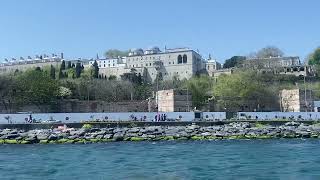 Walking Around The City. Istanbul. View From The Bosphorus To Topkapi Palace
