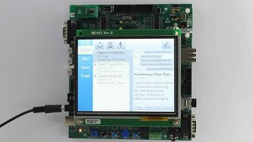 Email Client Java App Running on a STM32F439 Board