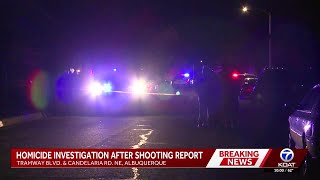 Police investigate homicide in northeast Albuquerque