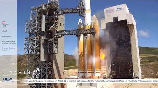 Delta IV Heavy rocket launches spy satellite from California