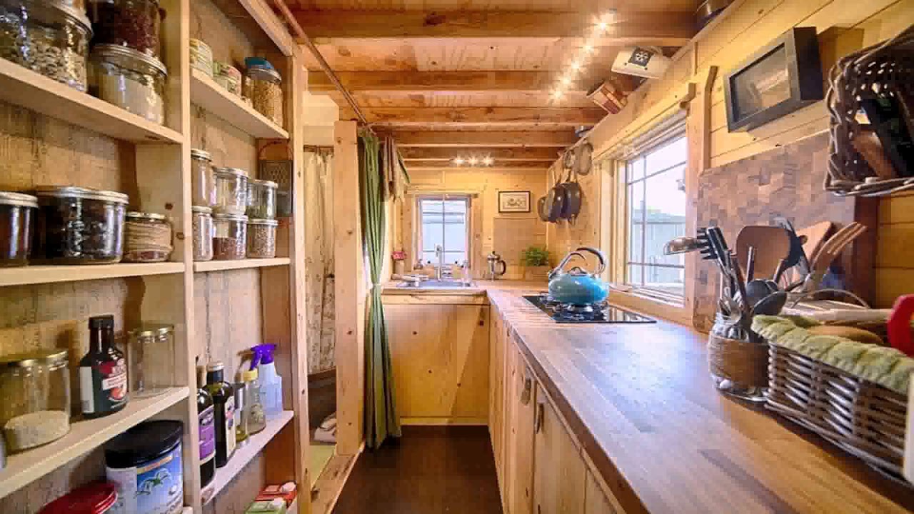 Tiny house kitchen layout