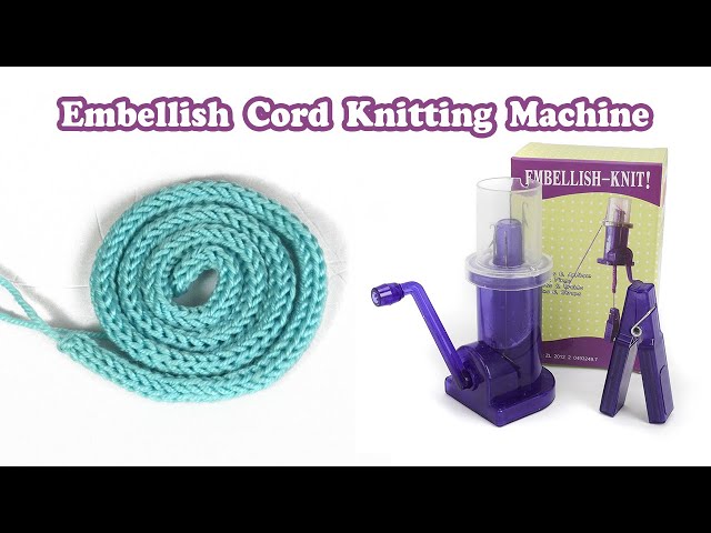 Make I-Cords with the Embellish Knit Tool (Knitting Technique) - Studio Knit