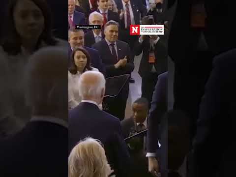 Barron Trump Shakes Hands With Biden And Harris At The Inauguration Barrontrump News