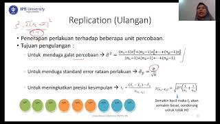 Prinsip Dasar Perancangan Percobaan