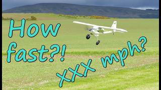 Timber X speed test (and aerobatics and crash)