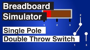 Breadboard Simulator 05 Single Pole Double Throw SPDT Switch