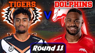 Wests Tigers vs Redcliffe Dolphins | NRL - MAGIC ROUND | Live Stream Commentary