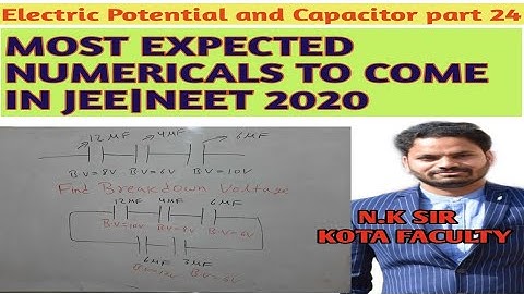 Breakdown voltage of Capacitor in series and parallel|Dielectric strength|JEE|NEET|NK Sir