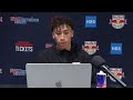 Julian Hall Gets Two Assists against Miami | Postgame Interview