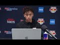 Julian Hall Gets Two Assists against Miami | Postgame Interview