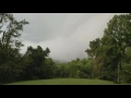 Rain storm shelf cloud time lapse