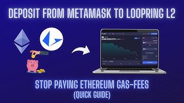 Deposit from Ethereum L1 (MetaMask) to Loopring Layer2 + stop paying gas fees! [QUICK GUIDE]