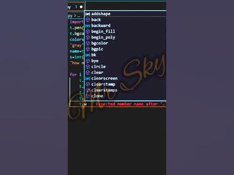 Print Your Name in python using turtle #shorts #python #programming ... image.