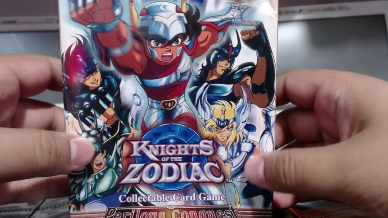 Unboxing Knights of the zodiac - starter set 1 (TCG, Trading card