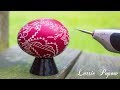 Learn How to do Egg Art - Beginner Scratch Easter Egg Technique with Etching Tool