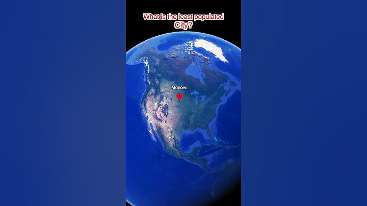 What & Where | Least Populated City | Interesting Facts About Earth | Monowi Nebraska | Learn