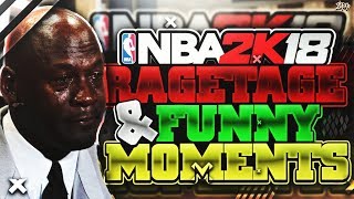 FUNNY MOMENTS/RAGETAGE ON NBA 2K18|HE ALMOSTED PASSED OUT |LMAOOOOOOO screenshot 4