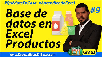 #9 - Base de datos en Excel de Productos, Formularios en Excel, macros en Excel VBA