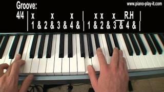 Valerie Amy Winehouse Piano Tutorial chords