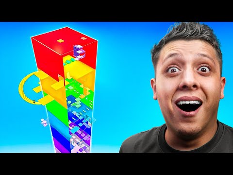 تحدي تسلق برج الباركور