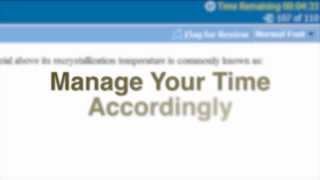 Managing your time on exam day