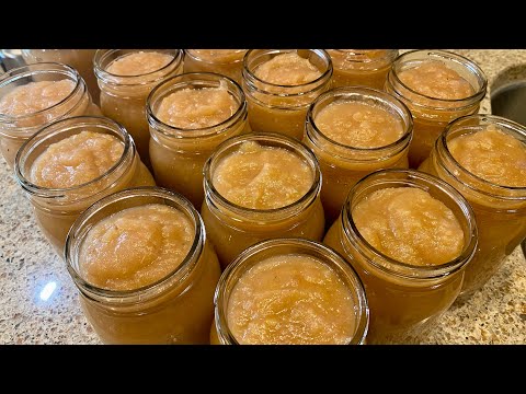 Making & Canning Homemade Applesauce | EASY METHOD | Water Bath Canning |