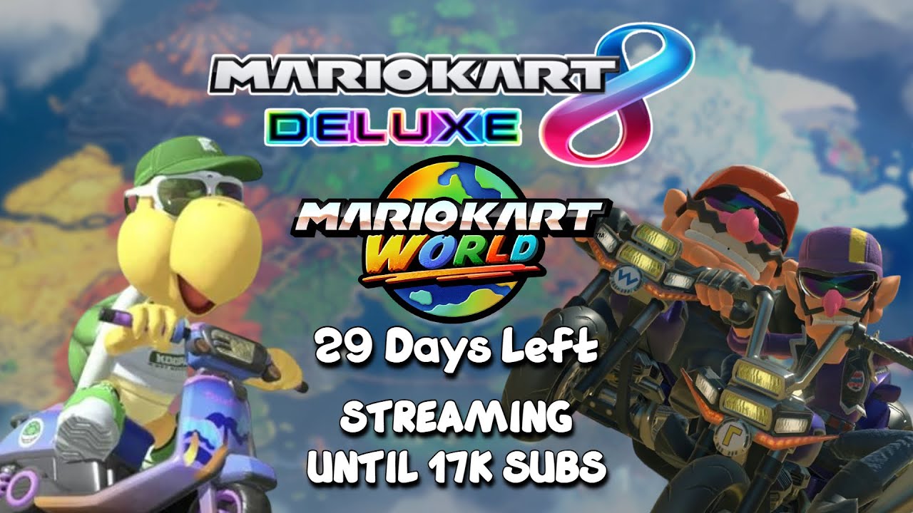 Streaming Until I hit 17K Subscribers (try to find the sub count ...