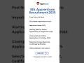 Bdl apprentice recruitment 2025 | bdl apprentice vacancy | bdl vacancy 2025 #shorts #shortvideo