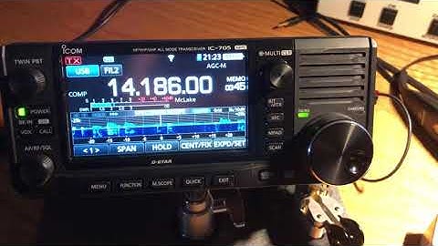 ICOM IC-705 vs Elecraft KX-3 Receiver Test
