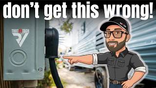 RV power issues start here - use the proper setup!