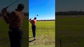 Trying out one of AJ's trick shots #golf #tricks #golfer