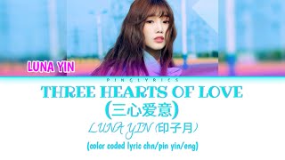 Luna Yin 'Three Hearts of Love' (印子月 '三心爱意') - Begin Again OST lyric chn/pin yin/eng