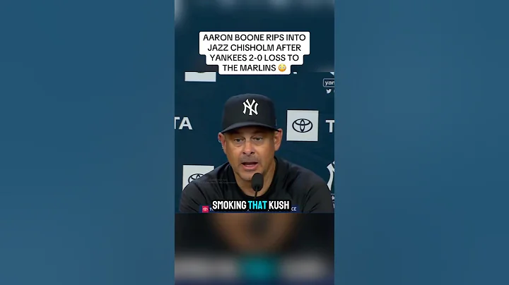 “Jazz was smoking that kush” - Aaron Boone Postgame Interview - Yankees 0-2 Marlins