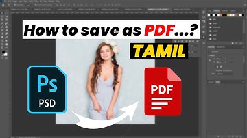 How to save as pdf in Photoshop