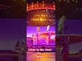 Very loud cheer for Simba at Lion King Live #disney #disneylandparis #shorts