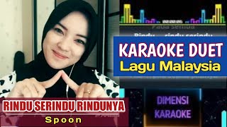 RINDU SERINDU RINDUNYA | Karaoke Duet Smule Artis Pop Dangdut | Cover Fatin