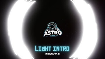 How to Create Light Intro in Filmora 11 | Free Project File