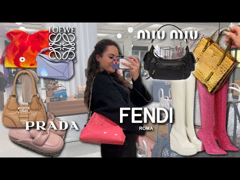 Luxury Shopping Vlog 2023 in LONDON | Loewe, Fendi, Prada etc.