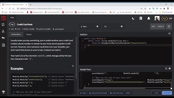 Program for masking credit card numbers having dynamic length
