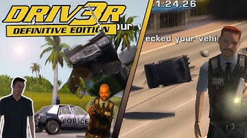 DRIV3R Survival Mode - EXPLOSION CHAOS With INFINITE MASS In Miami & Nice | Driv3r Fan