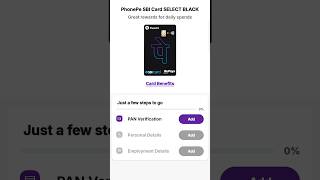 Phone pe sbi select black credit card apply #sbiphonepe #card apply #sbiphonepecard #phone pe card