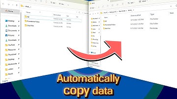 How to automatically COPY data from one folder to another for free.