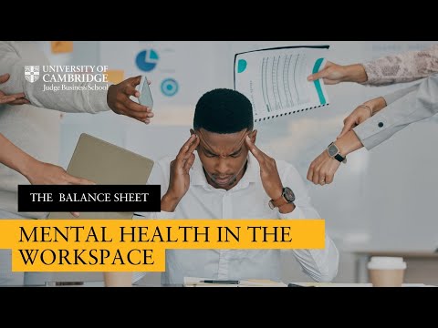 Mental Health in the workplace