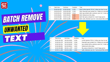 [Answer Video] How to Batch Remove Text, Phrases or Characters in Subtitle Lines in Subtitle Edit