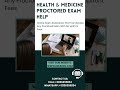 Health And Medicine Proctored Exam Help Service!
