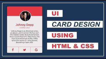 UI Card Design using HTML & CSS - Card Design - CSS Card Design - Pure CSS card design