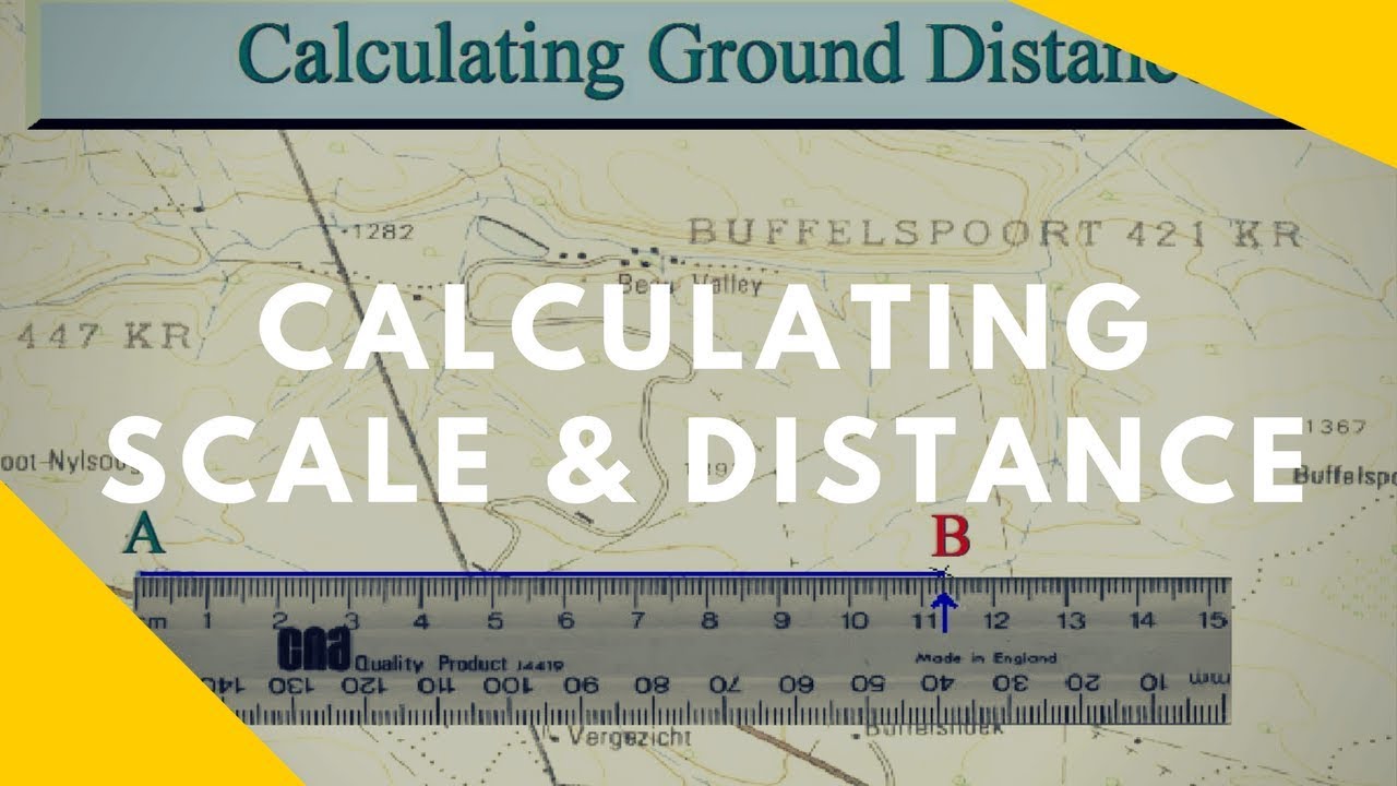 How to read Maps - Scale and Distance (Geography skills) Within Using A Map Scale Worksheet