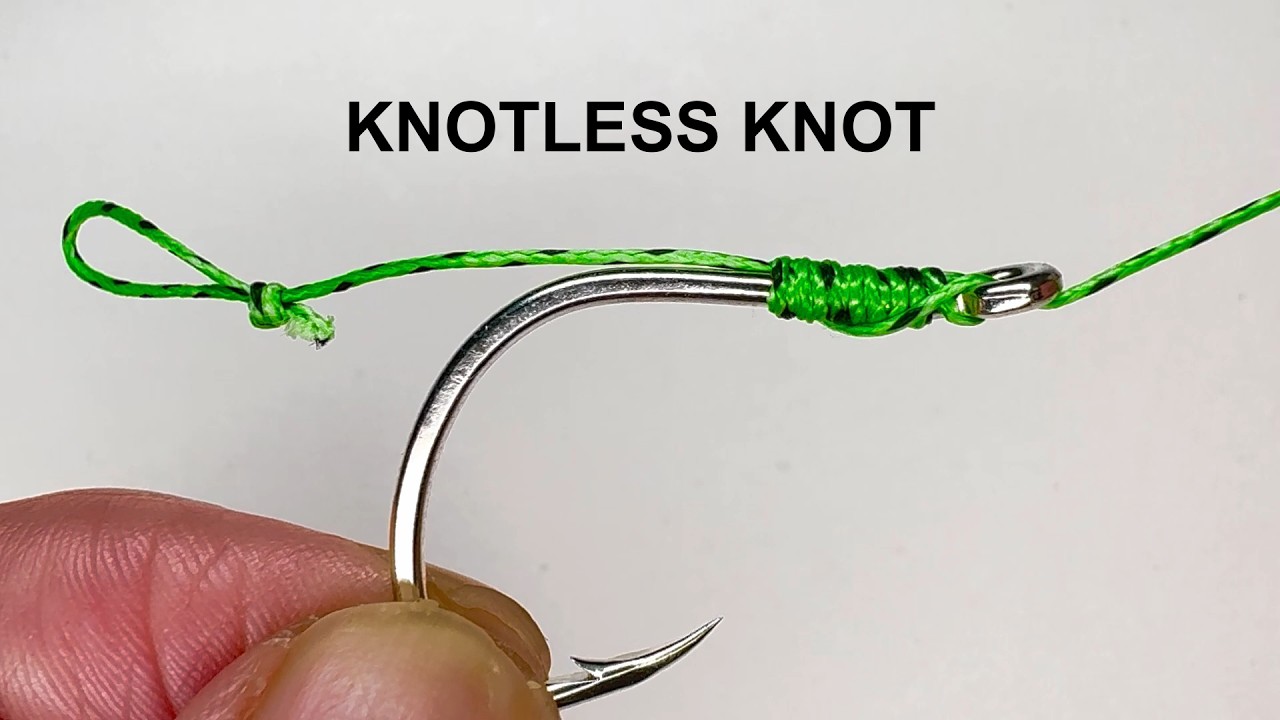 How to Tie the Knotless Knot | Fishing Knot Guide
